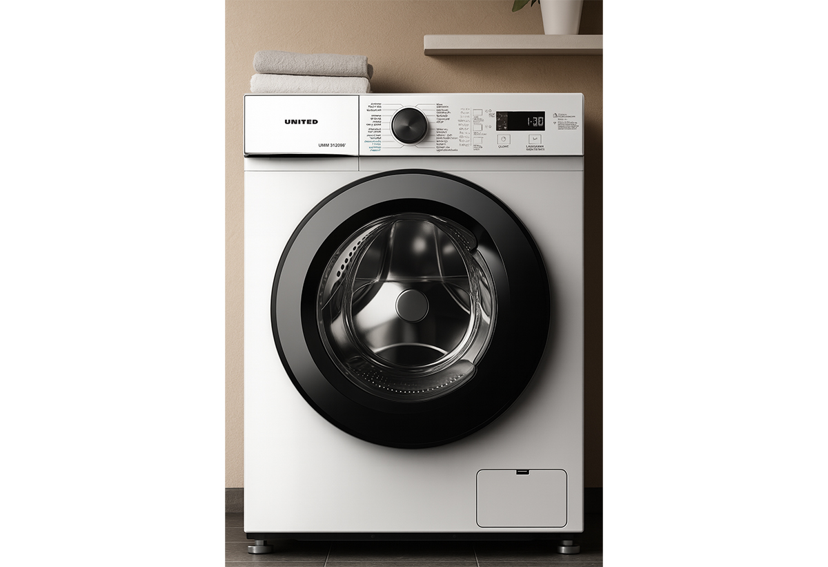 Απεικονίζεται το πλυντήριο στον χώρο ενός μπάνιου.